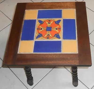 Vintage 1930's California Pottery 9-Tile Table • $168.75