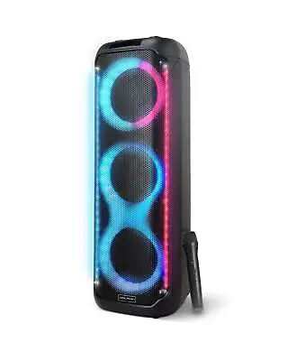 Dolphin KP-380 Triple 8” Portable Karaoke Party Speaker Lasting Battery With Mic • $179.99