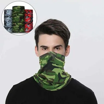 Multifunction Cycling Balaclava Neck Gaiter Tube Snood Face Scarf Warmer Bandana • $3.99