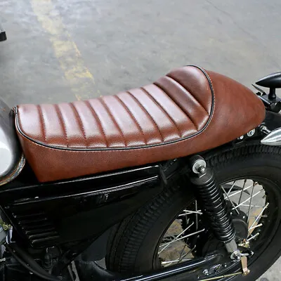 Vintage Motorcycle Cafe Racer Seat Hump Saddle For Honda CB Suzuki GS Yamaha XS • $35.67