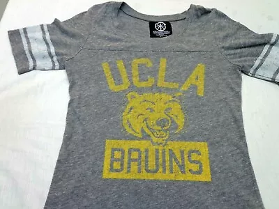 Recycled Karma  UCLA Bruins Bear Graphic Heather Gray Women's T Shirt  Small  • $16.99