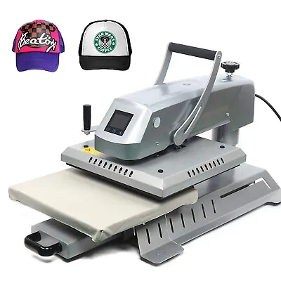 Auto Open Swing Away Heat Press Machine With 15x15 Heat Pad Slide Out Base 1400W • $489.25