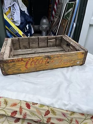 Vintage American Coca-Cola Wooden Advertising Tray Box Original Coca Cola Crate • £39.99