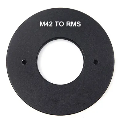 1PC M42X To RMS Ring Adapter Macro Photography F Nikon Canon SLR Lens Microscope • $16.14