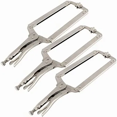 3 PCS 18 Inches C-Clamp Locking Pliers Heavy Duty Vise-Grip Welding Pliers • $51.99