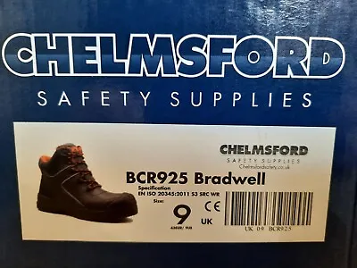 BCR925 BRADWELL WATERPROOF SAFETY BOOT UK Size 9 • £35