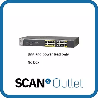 16 Port Netgear GS516TP ProSAFE With 8 PoE/PoE+ Gigabit Smart Managed Switch And • £80