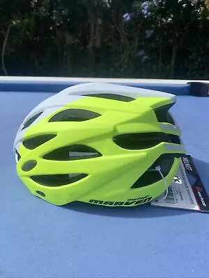 Meteor Cycle Helmet MTB Bike MARVEN Medium 55-58cm & Gloves • £9