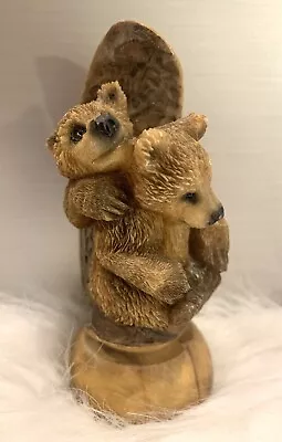 Mill Creek Studios Bear Back Signed Desiree Hajny 2001 Sculpture Figurine • $35