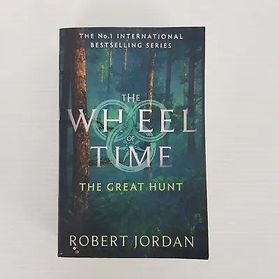 Great Hunt By Robert Jordan (Large Paperback 2005) Wheel Of Time Series Book #2 • $10