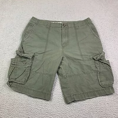 Mossimo Cargo Shorts Mens 34 Military Green Fatigue 11 In Inseam Ripstop • $18.88