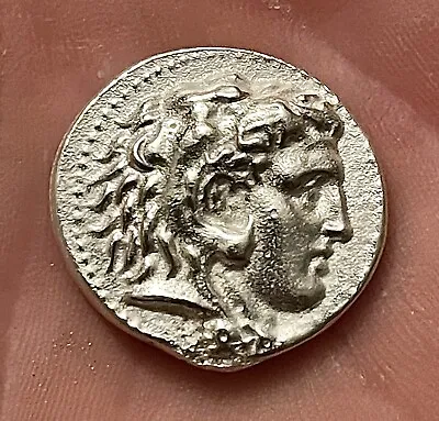 Alexander  The Great III AR Sterling Tetradrachm Ancient Greek Coin Cast Repro • $60