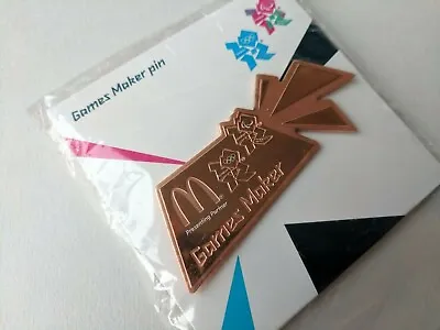 2012 London Olympics Gamesmaker Pin - Bronze • £5