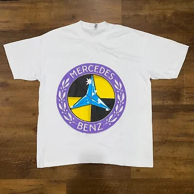 TESTING Mercedes Benz ASAP Rocky Size L T Shirt Large White Exclusive 1 Of 1 • $49.99