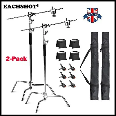 2-Pack 10ft Heavy Duty C Stand Century Stand For Aputure 120d 300d Ii 300x Godox • £175