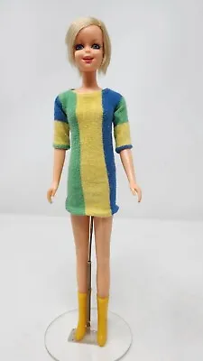 Twiggy Twist N' Turn 1967 Doll In Original Outfit Boots 11  Vintage Mattel • $175