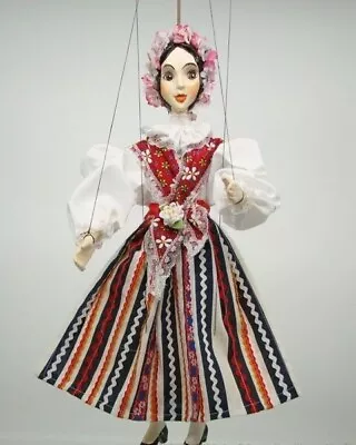 Marionette Girl In National Costume - Handmade Original Puppet • £142.80