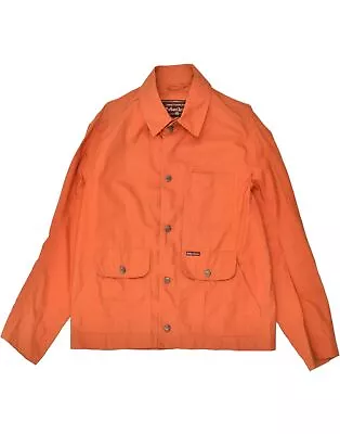 MARLBORO CLASSICS Mens Bomber Jacket UK 42 XL Orange Cotton AC18 • $34.63