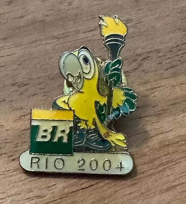 Rio 2004 Bid Mascot Parrot Olympic Torch Brazil Olympic Team Olympic Bid Pin • $5