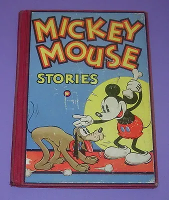 Walt Disney's  Mickey Mouse Stories  Book 2  1934  Hard Cover   Castaway Pioneer • $175