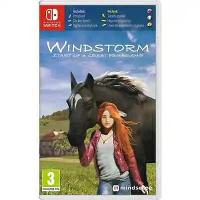 Windstorm Start Of A Great Friendship Horse Riding Nintendo Switch (New Sealed) • £21.99