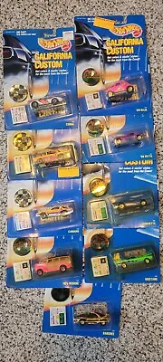 1 Lot Of 9 Vintage 1989 Hot Wheels California Custom Real Rubber Like Tires • $150