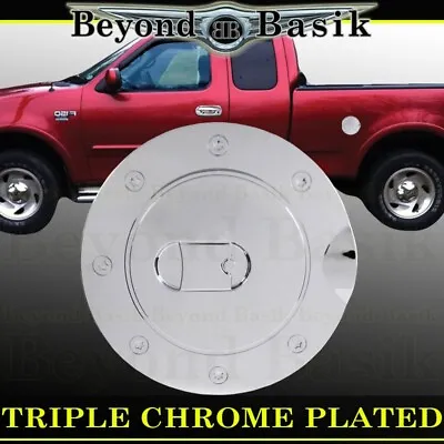 $10.76 • Buy 1997-2003 FORD F150 1997-2017 Expedition CHROME Fuel Gas Door COVER OVERLAY