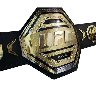 UFC Legacy Championship Title Belt 2mm Brass Gold Adult Size Replica Belt • $139.99