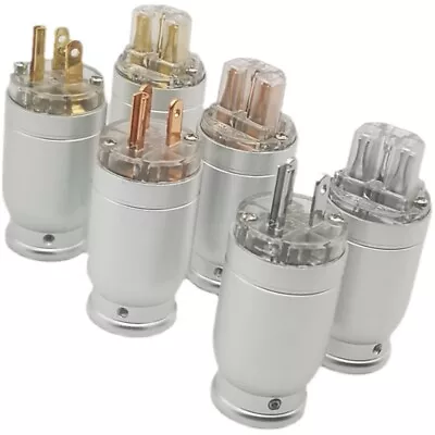 HI-End Audio Copper Rhodium Plated US AC Power Plug  IEC Female Plug • $25