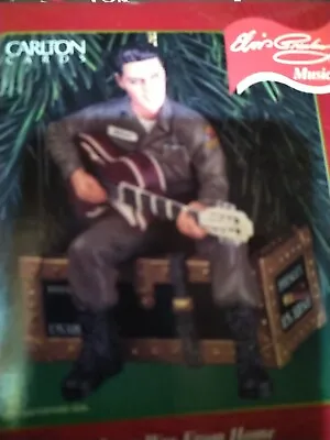 ELVIS PRESLEY CARLTON CARDS  A LONG WAY FROM HOME  2000 Christmas ORNAMENT T21 • $19.99