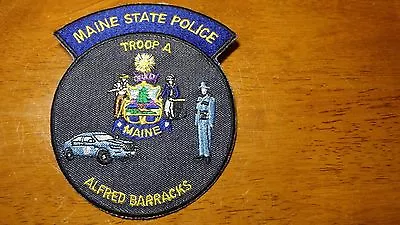 Maine State Police Troop A Alfred  Barracks Maine State Trooper • $7.99