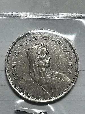 SWITZERLAND ~ 5 Francs Coin ~ 1970 • $3.39