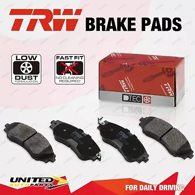 4pcs TRW Rear Disc Brake Pads For Bentley Continental GT 6.0L 12Cyl Twin Turbo • $86.98