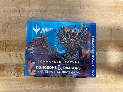MTG Commander Legends Battle Of Baldur's Gate Collector Booster Box Sealed • $165.50