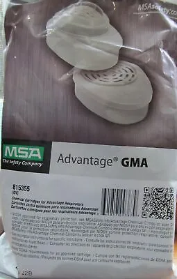 MSA Advantage GMA 815355 Chemical Cartridges For Advantage Respirators 2 PK • $14.75