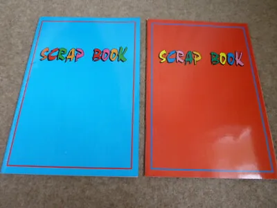 Scrap Book A4 Size - Set Of 2 Scrap Books Containing 32 Grey Pages Each • £3.55