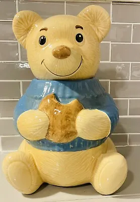 Winnie The Pooh By Metlox Ceramic Cookie Jar 11  Vintage USA California • $85