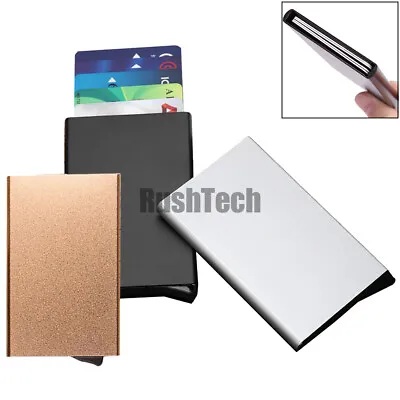 Mens RFID Blocking Slim Money Clip Wallet ID Credit Card Holder Thin Minimalist • $7.27