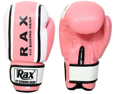 £12.99 • Buy Pink Bag Mitts Ladies Boxing Gloves Grappling Punch MMA Womens Pink Gym Kick