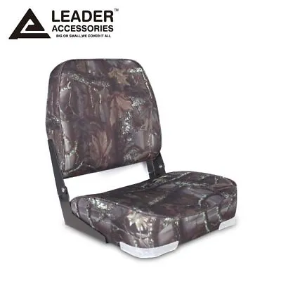 $45.99 • Buy Leader Accessories New Camo Folding Marine Boat Seat
