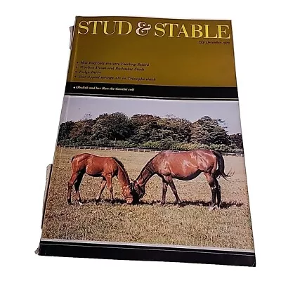 Stud & Stable Magazine V14 N12 December 1975 Horse Horseracing Mag Book • £15