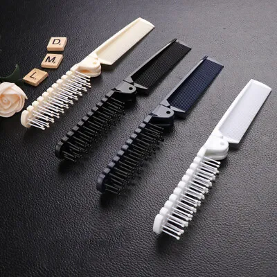 For Men Women Folding Travel Hair Brush Portable Pocket Comb Grooming Creative@ • $1.89