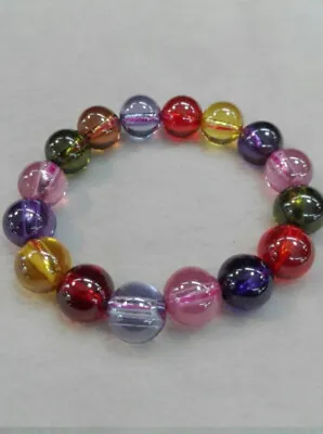 Bracelet Naga Eye Gem 9 Colors Jewelry Thai Buddha Amulet Beads Size 10 Mm. • $36.40