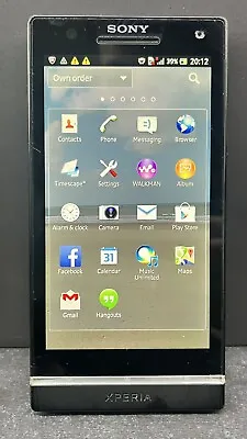 Sony Xperia S LT26i (O2) Black Walkman Smartphone • £25