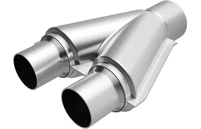 MagnaFlow Stainless Steel Y-Pipe Transition Exhaust DIA 2.5/2.5 IN  #10768 • $77