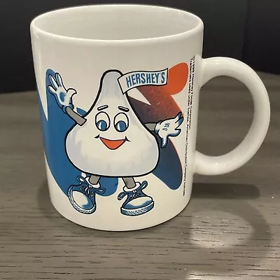 Vintage Hershey’s Kiss 1999 Coffee Mug Cup White W/ Graphics Unbranded • $11.99