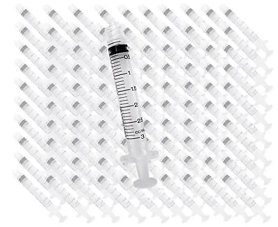 3ML Luer Lock Syringe Endo Irrigation Syringes 3cc Non-Sterile 100/Box No Needle • $12.35