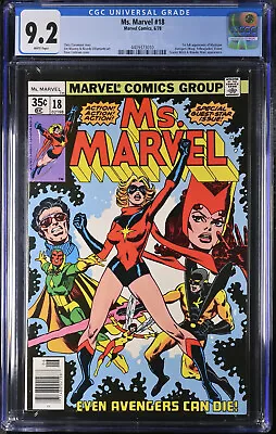 🔥ms Marvel#18 Cgc 9.2*1978 Marvel Comics*1st Appearance Of Mystique*x-men Movie • $199