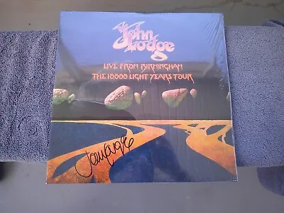 Hall Of Famer John Lodge Of The Moody Blues Signed Live From Birmingham  Lp Jsa • $125