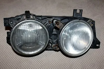 OE BMW 5 7 Series E34 E32 Front RIGHT Side Headlight Set With Frame Hella 136262 • $129.90